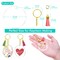 120 Pieces Blank Keychains for Vinyl Kit Including 30pcs Acrylic Discs, 30pcs keychain Tassels, 30pcs Gold Key chain Rings and 30pcs Jump Rings for DIY Keychain, Vinyl Craft